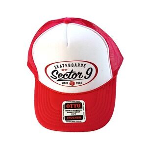 🛹 Sector 9 Skateboard Co Trucker Hat  Mesh Otto Foam Front Adjustable Snapback